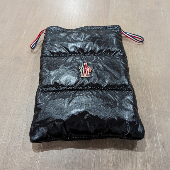 $485 Mens Authentic MONCLER Sporty 76mm Sunglasses Black/Smoke - Picture 7 of 7